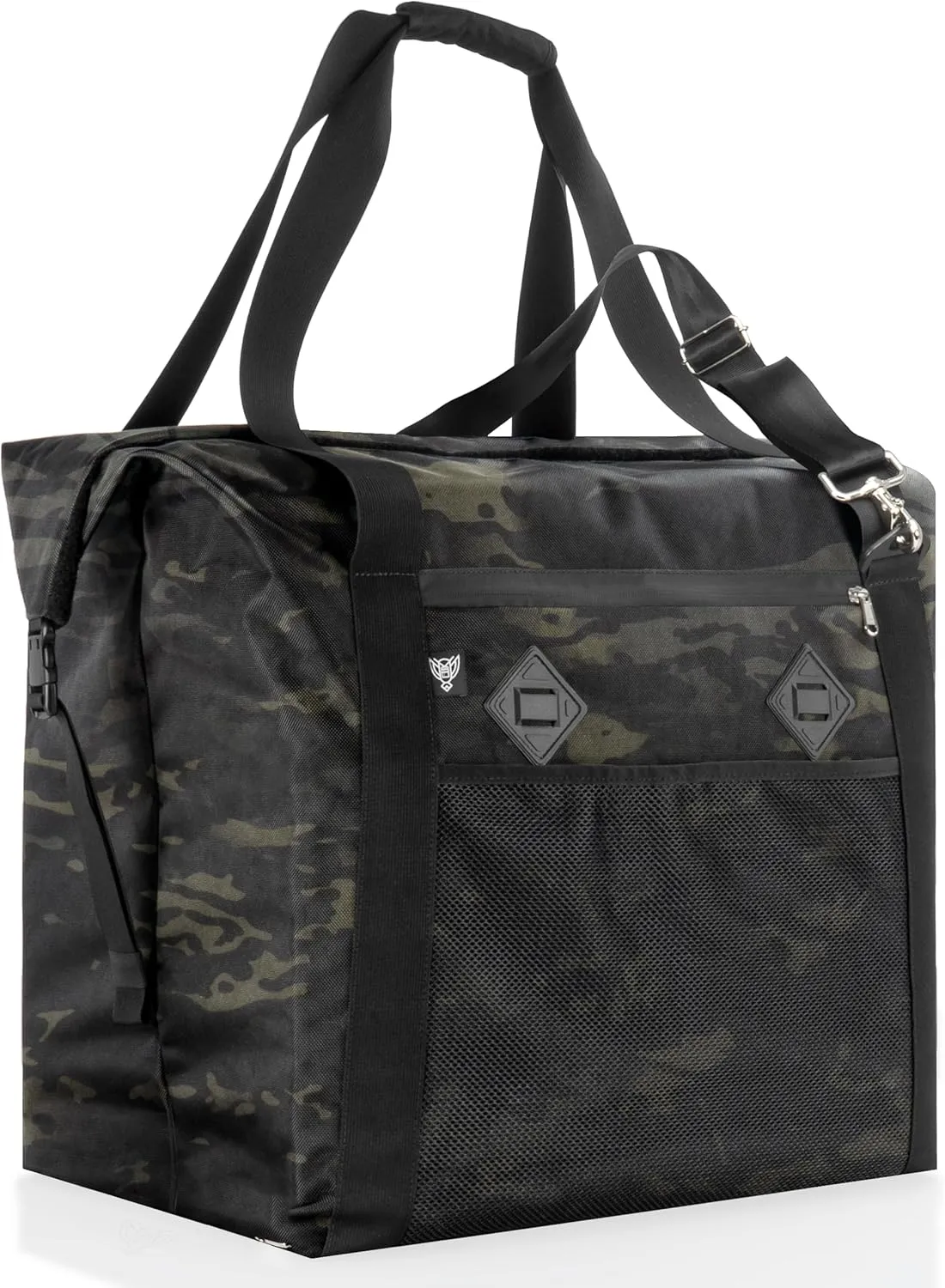 ~ G CUBƎ 100 Faraday Bag for Medium to Large Generators and Electronics ~ Protects Against EMP/CME/EMF/RF ~ Diamond Form Faraday Lined Interior ~ Midnight Multicam