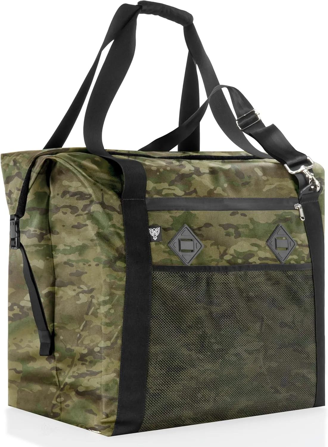 ~ G CUBƎ 100 Faraday Bag for Medium to Large Generators and Electronics ~ Protects Against EMP/CME/EMF/RF ~ Diamond Form Farday Lined Interior ~ Multicam Camo