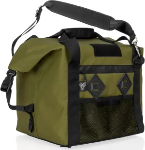 ~ G CUBƎ 25 Faraday Bag for Small Generators and Electronics ~ Protects Against EMP/CME/EMF/RF ~ Diamond Form Faraday Lined Interior ~ OD Green