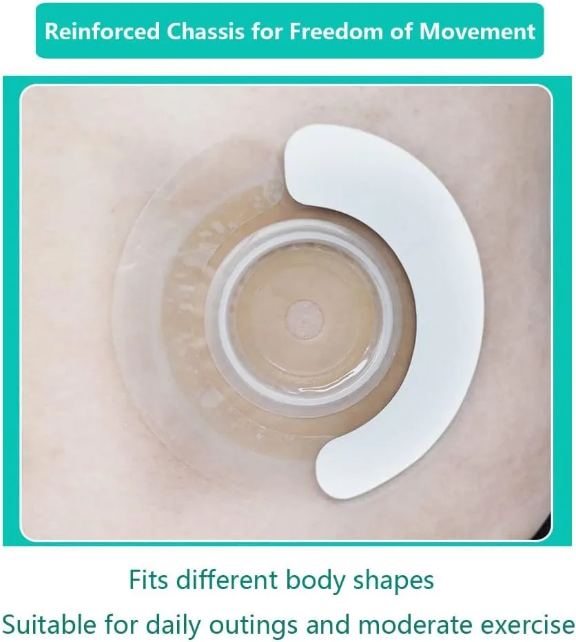 20PCS Ostomy Supplies,Ostomy Barrier Strips Elastic Barrier Strips for Colostomy Bags