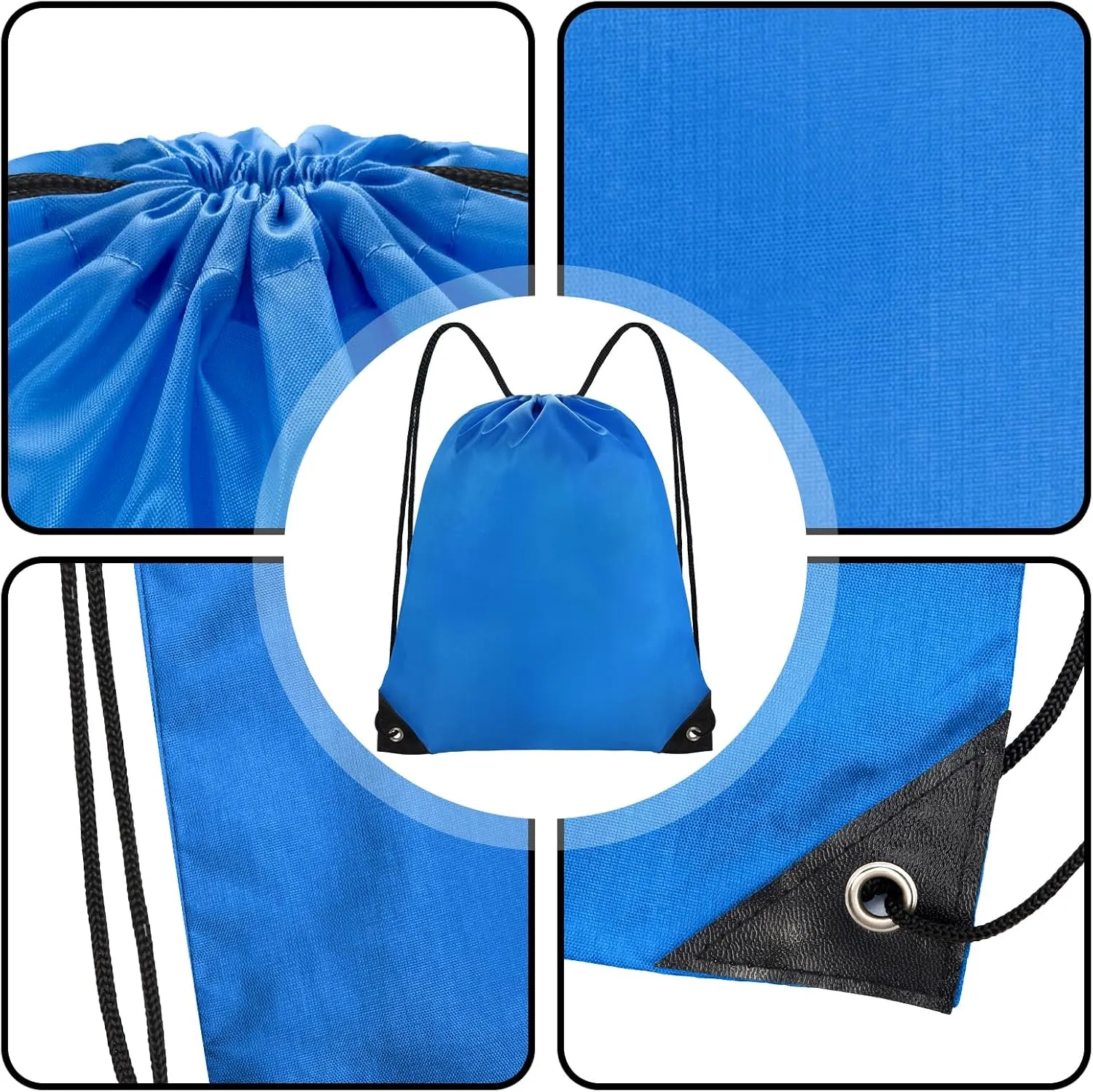 28 Pcs Drawstring Backpack Bulk String backpack Drawstring Bags Cinch Sack Gym Sport Traveling String Bag for Men Women