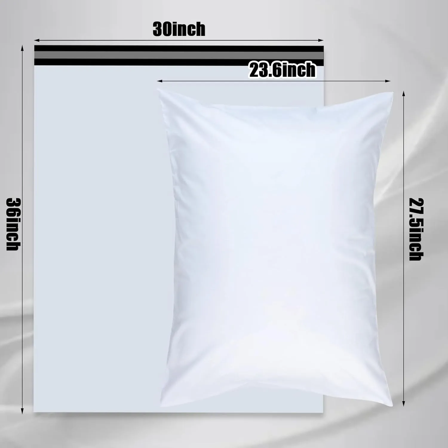 30×36 inch Large Mailers Poly Envelopes Shipping Bags 20PCS Self Adhesive Sealing Plastic Clothing Mailing Bags Waterproof and Tear-Proof Polymailer Packaging Bags