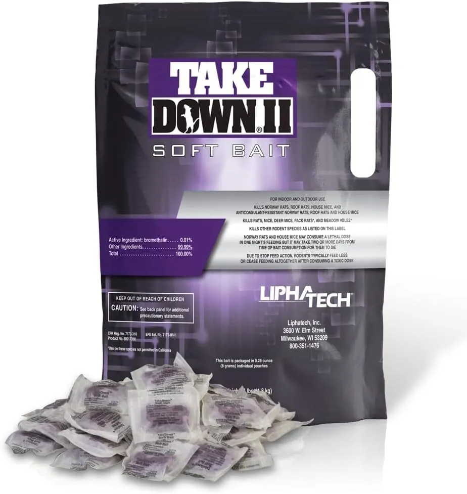 31111 Takedown II Soft Mouse Bait, Purple
