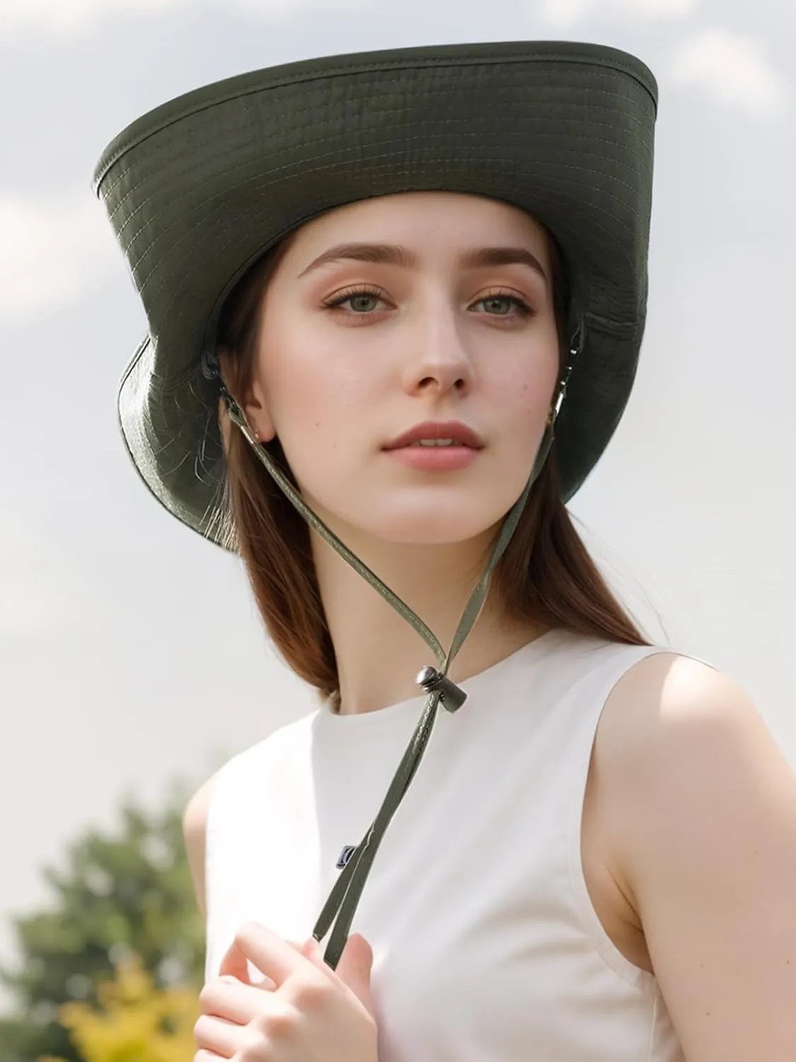 361° Sun Hats for Women Men UV Protection Summer Hat Wide Brim Packable UPF50 Cowboy Hat Hiking Fishing Hats Unisex