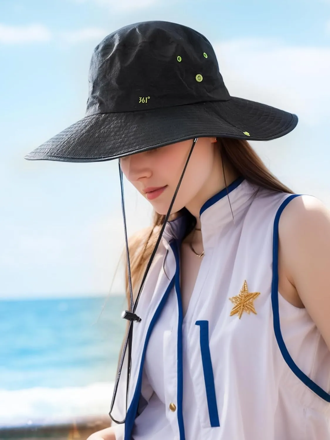 361° Sun Hats for Women Men UV Protection Summer Hat Wide Brim Packable UPF50 Cowboy Hat Hiking Fishing Hats Unisex