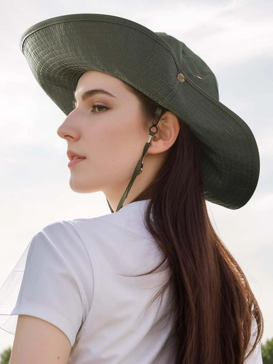 361° Sun Hats for Women Men UV Protection Summer Hat Wide Brim Packable UPF50 Cowboy Hat Hiking Fishing Hats Unisex