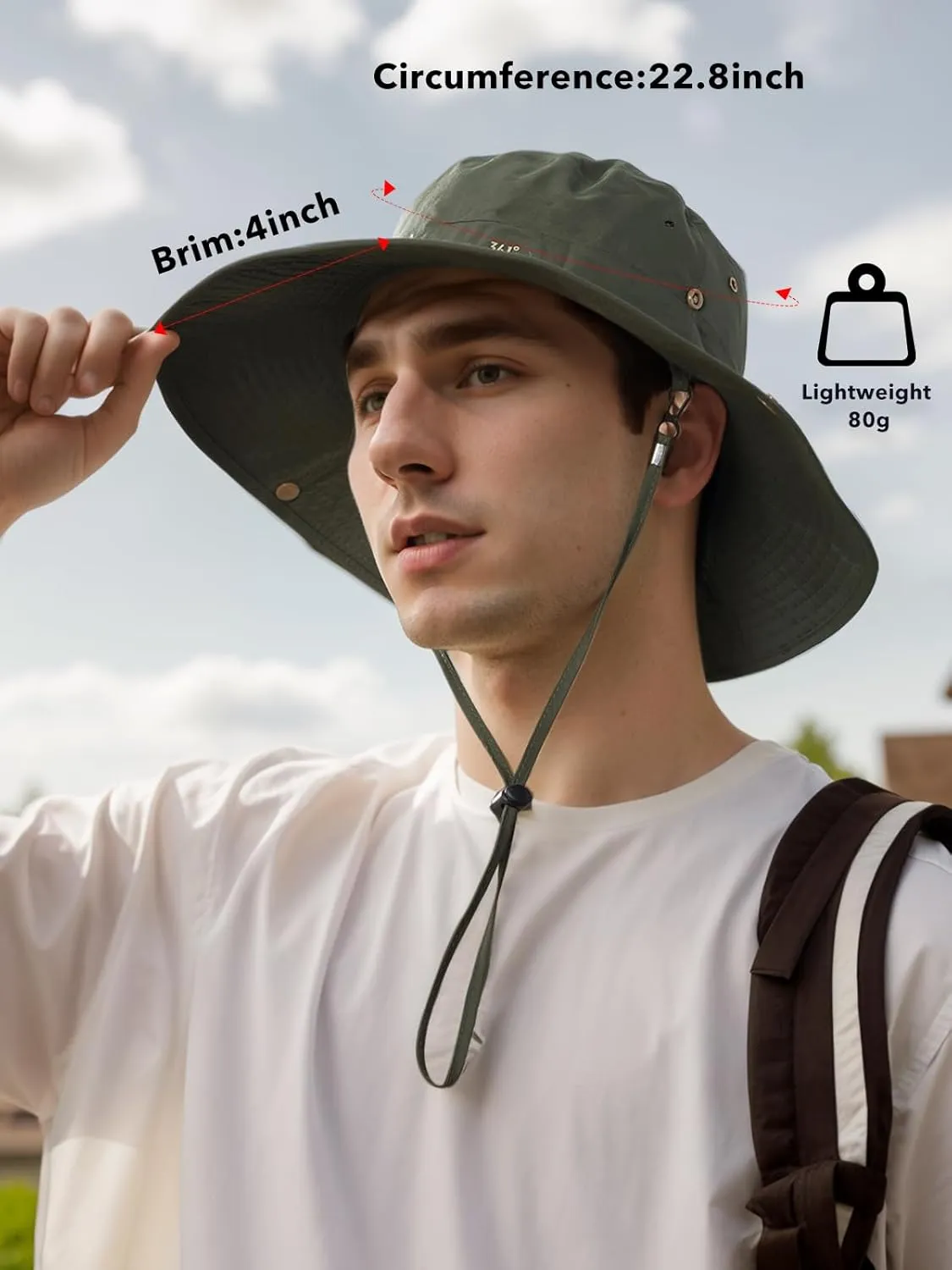 361° Sun Hats for Women Men UV Protection Summer Hat Wide Brim Packable UPF50 Cowboy Hat Hiking Fishing Hats Unisex