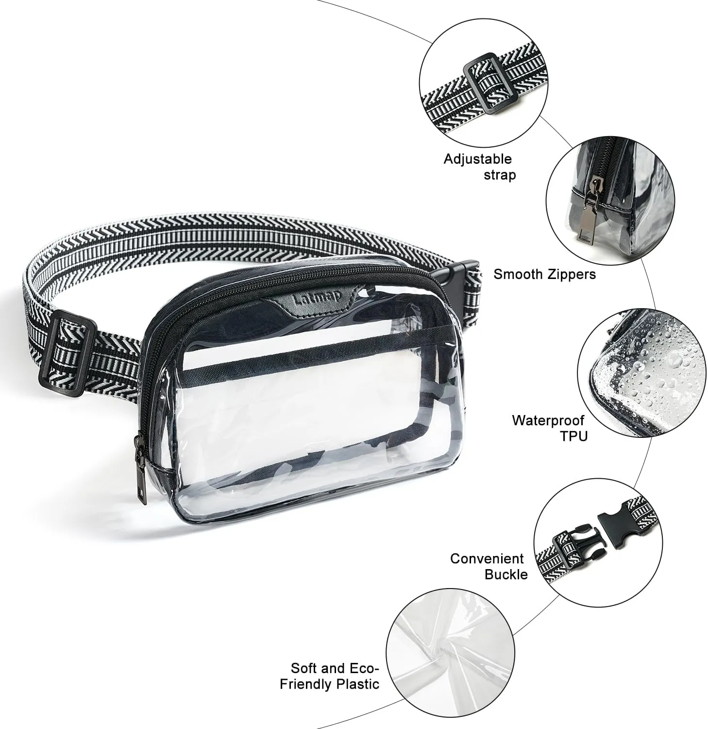 3L Fanny Packs Belt Bag for Women Small Everywhere Crossbody Bag Waist Bag Faux Leather Sling Chest Bag Purse