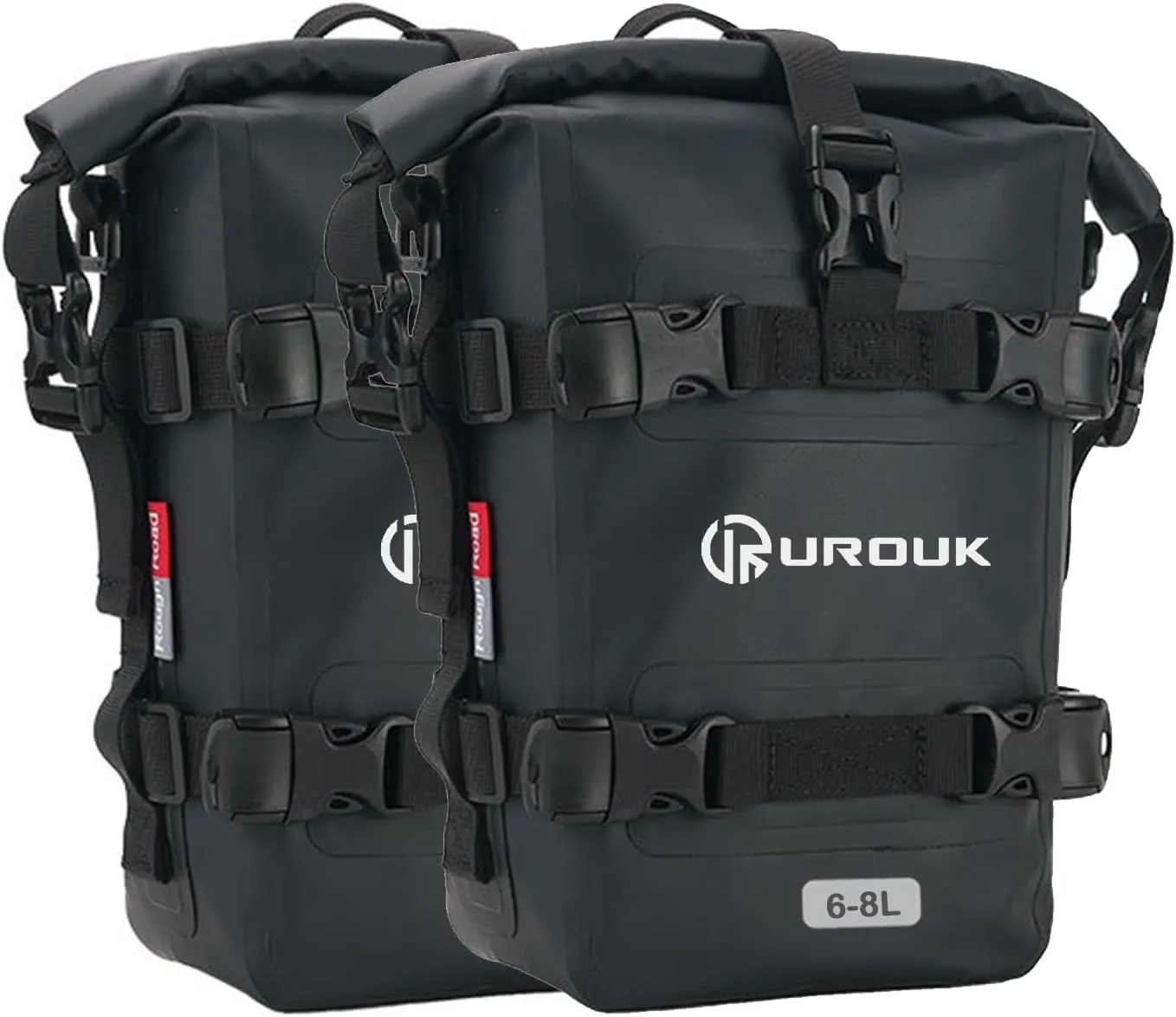 6-8L Waterproof Motorcycle Bumper Bag Motor Crash Bar Bag with Shoulder Strap - Essential Riding Gear for Motorcycles