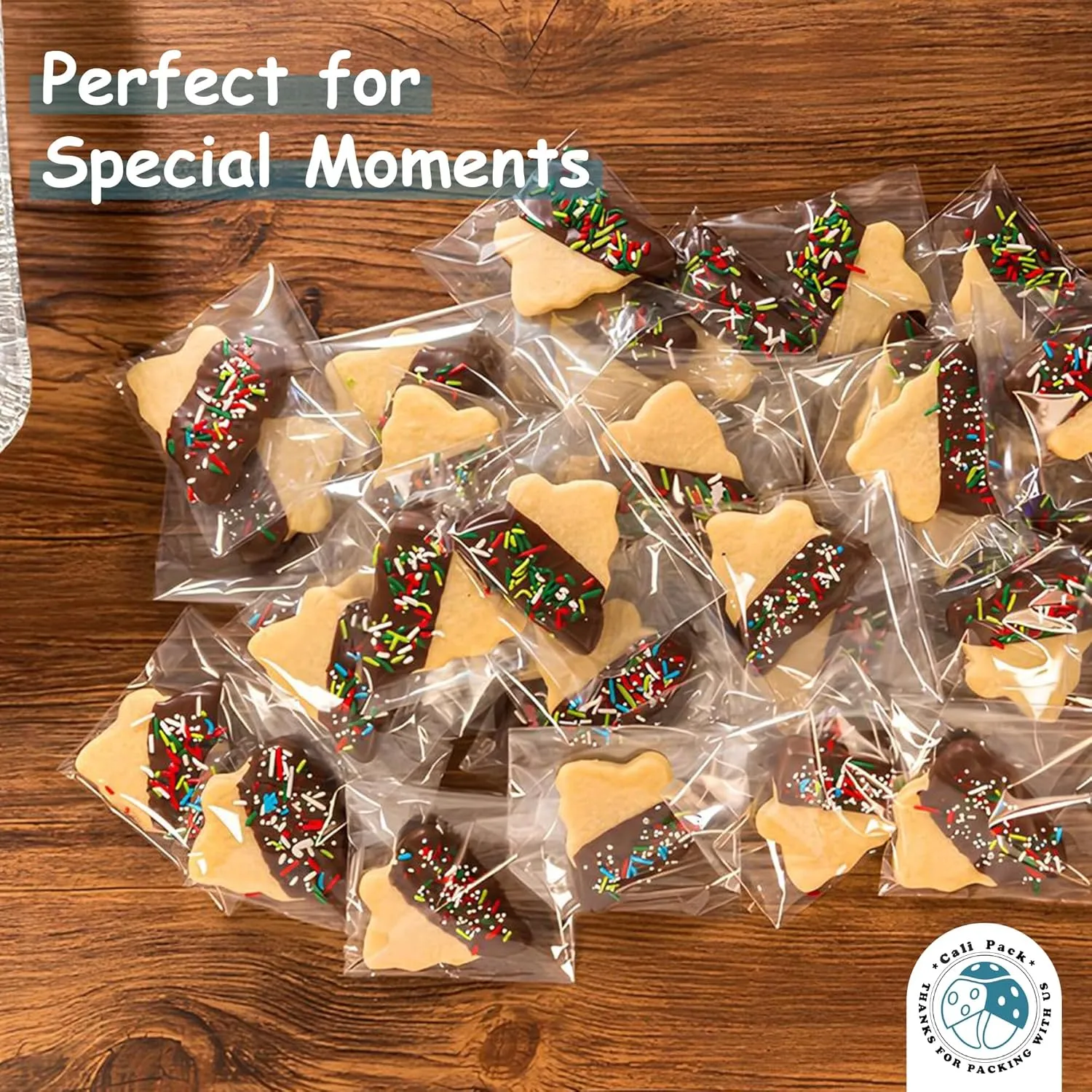 6" X 9" (1000 Pack) Cellophane Bags w/Adhesive Self Adhesive, Gift Wrap Cellophane Bags For Packaging Cookies, Treats, Sweets, Candy, Bakery, Art Prints, Photos, Envelopes, Cards