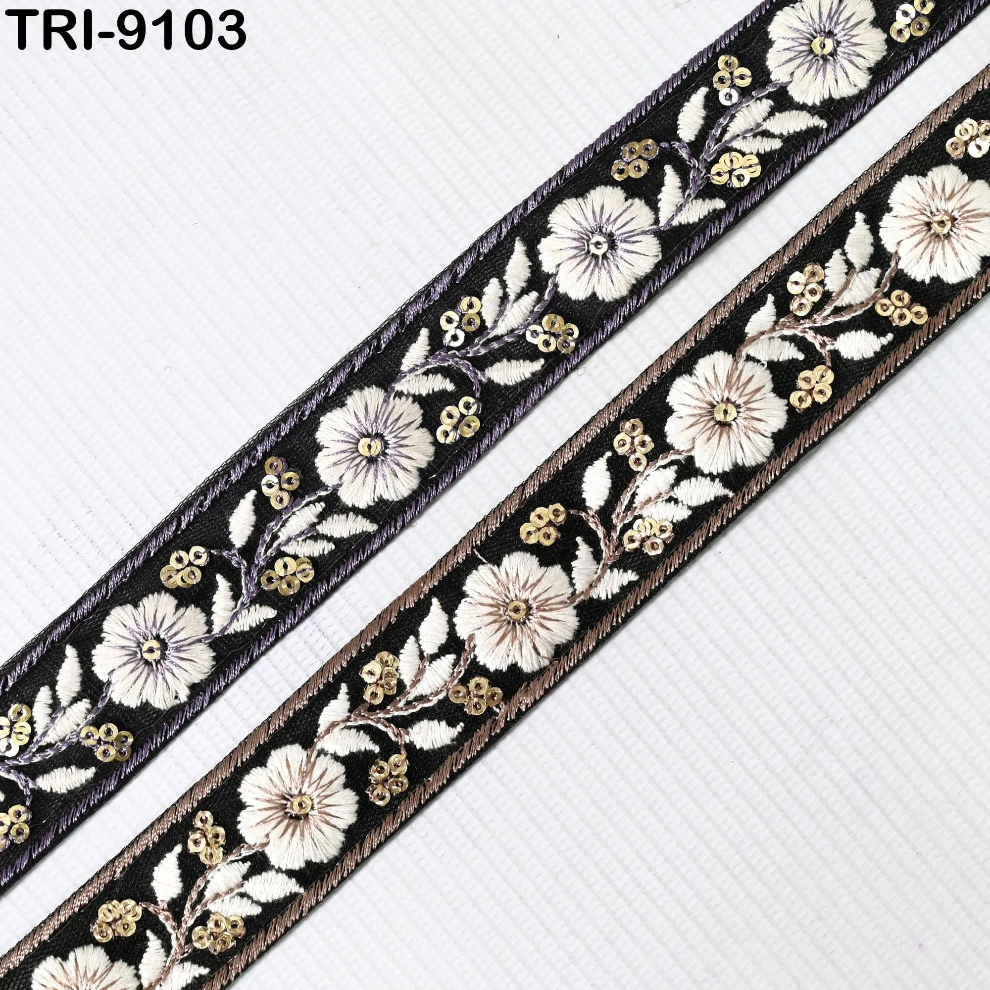 9 Yard Embroidery Ribbon for Kids 3cm Dog Collar Tote Bags, Lampshades, Holidays Decor Embroidered Embellishment Crafting Sewing Costumes