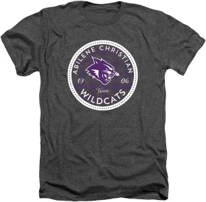 Abilene Christian University Official Plaid Badge Unisex Adult T Shirt