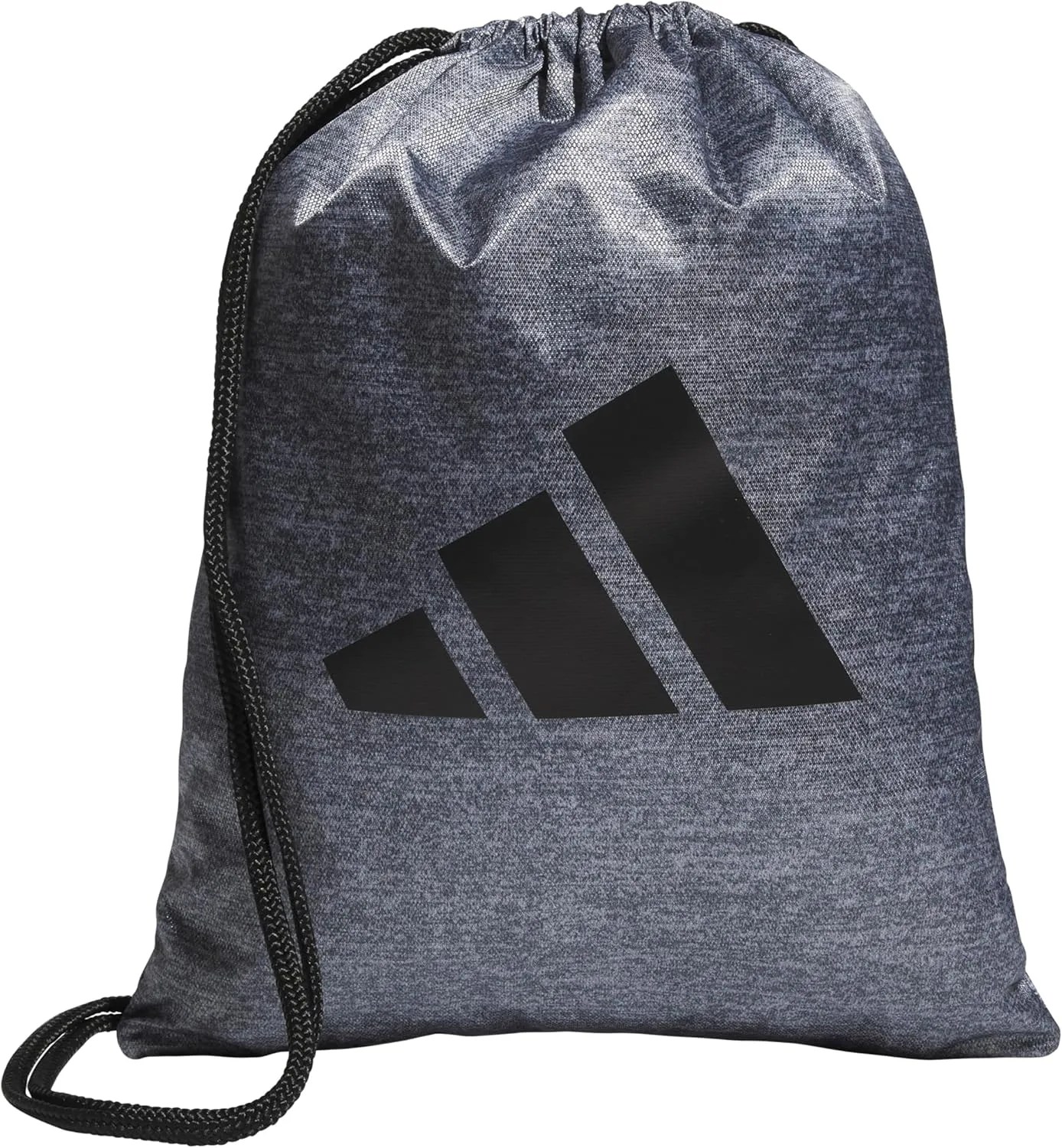adidas Tournament 3.0 Sackpack Drawstring Bag Lightweight Backpack, Jersey Onix Grey/Black/3, One Size