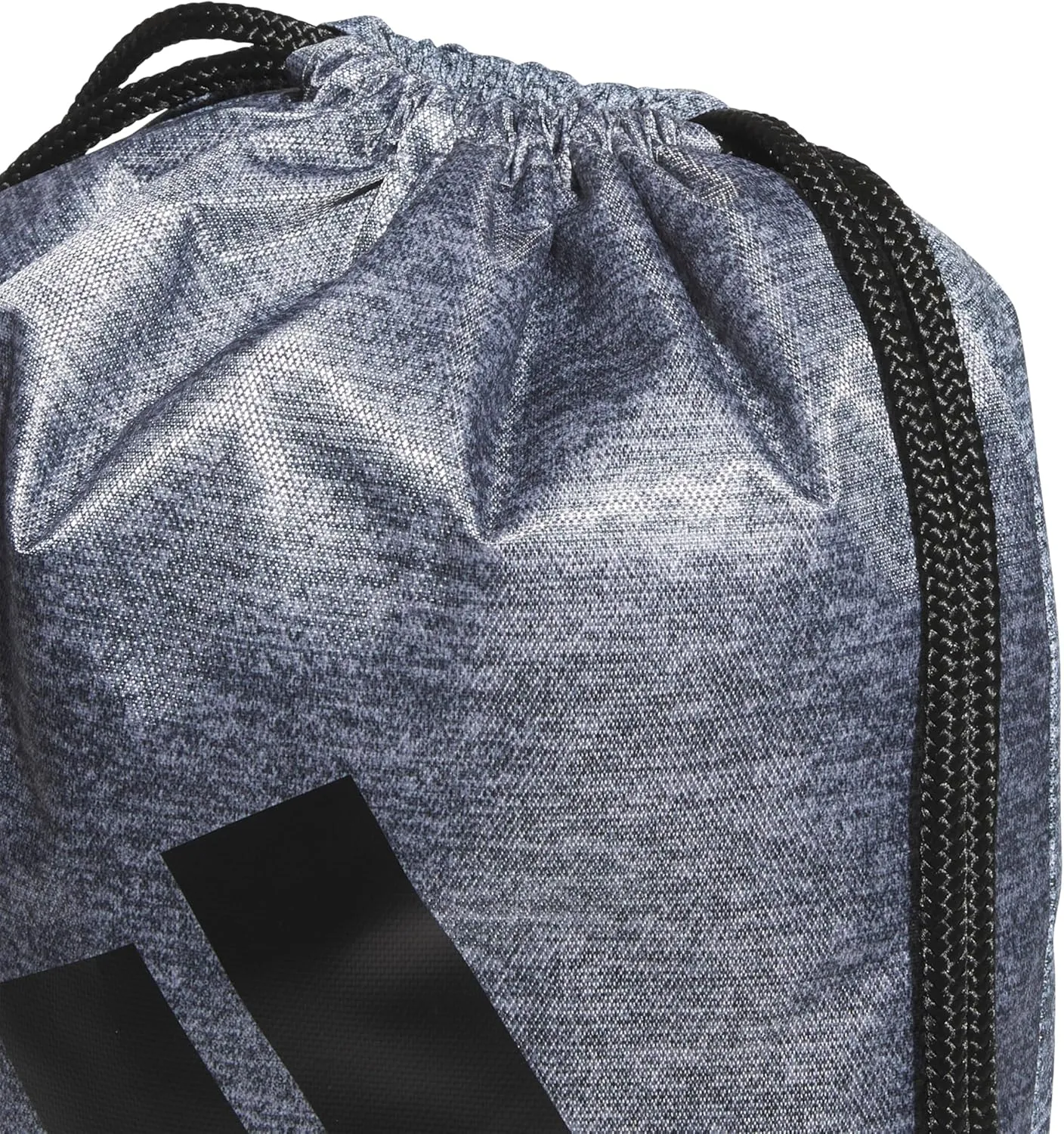 adidas Tournament 3.0 Sackpack Drawstring Bag Lightweight Backpack, Jersey Onix Grey/Black/3, One Size