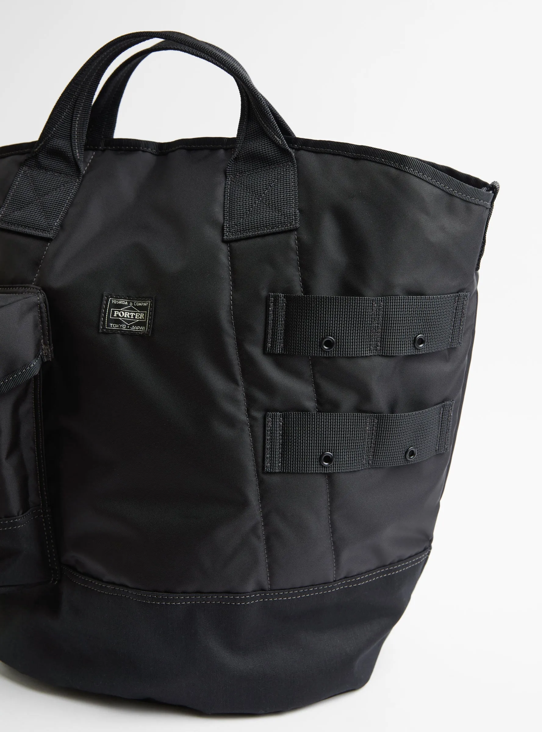 ALL 2Way Bucket Tote With Pouches Black