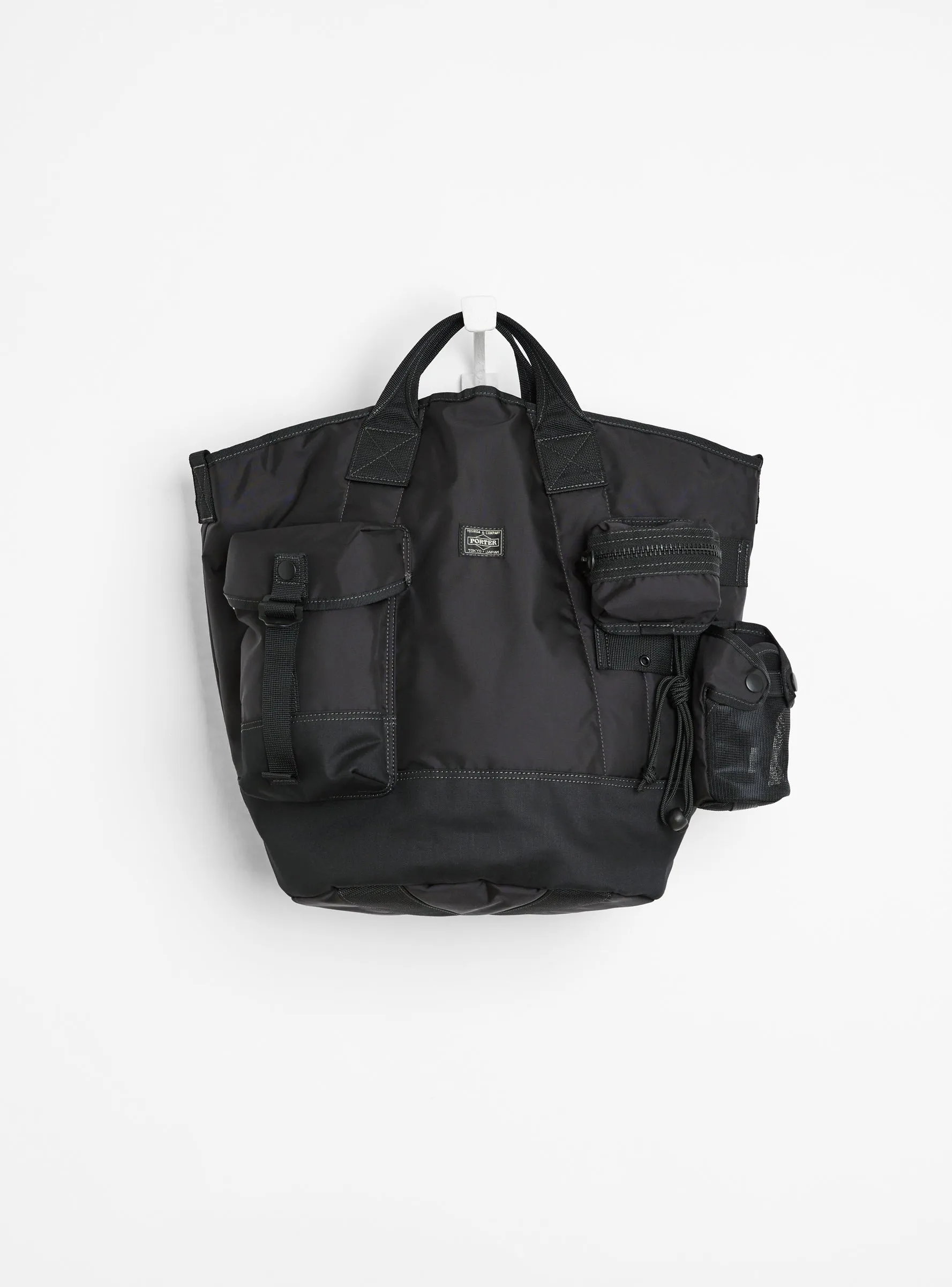 ALL 2Way Bucket Tote With Pouches Black