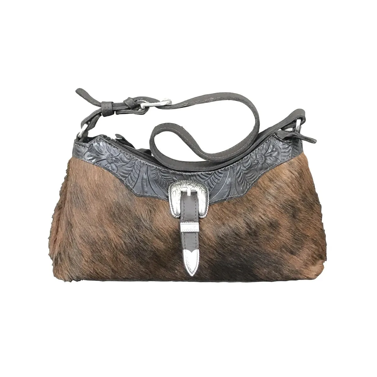 American West Cowtown Zip-Top Shoulder Bag