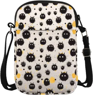 Anime Inspired Gift Soot Sprite Gift No Face Gift Animated Movie Crossbody Bag