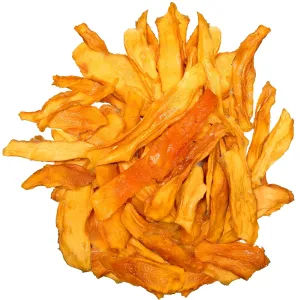 Anna and Sarah Dried Organic Mango STRIP, No Sugar Added, No Preservatives, Al-Natural, Premium Quality 48 Oz in Resealable bag