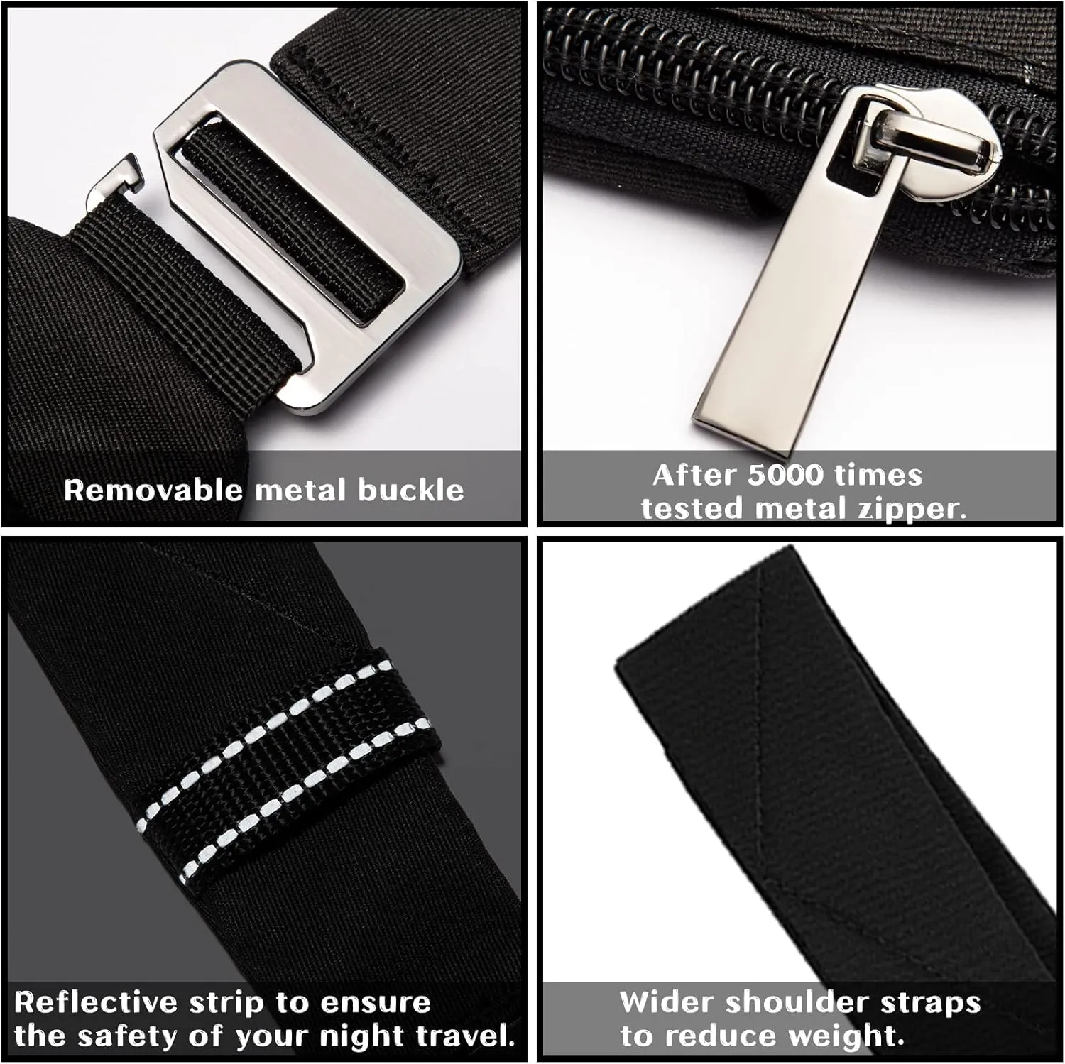 Anti-Theft Crossbody Bag for Women Men, Waterproof Shoulder Backpack Sling Chest Crossbody Bag Casual Daypack