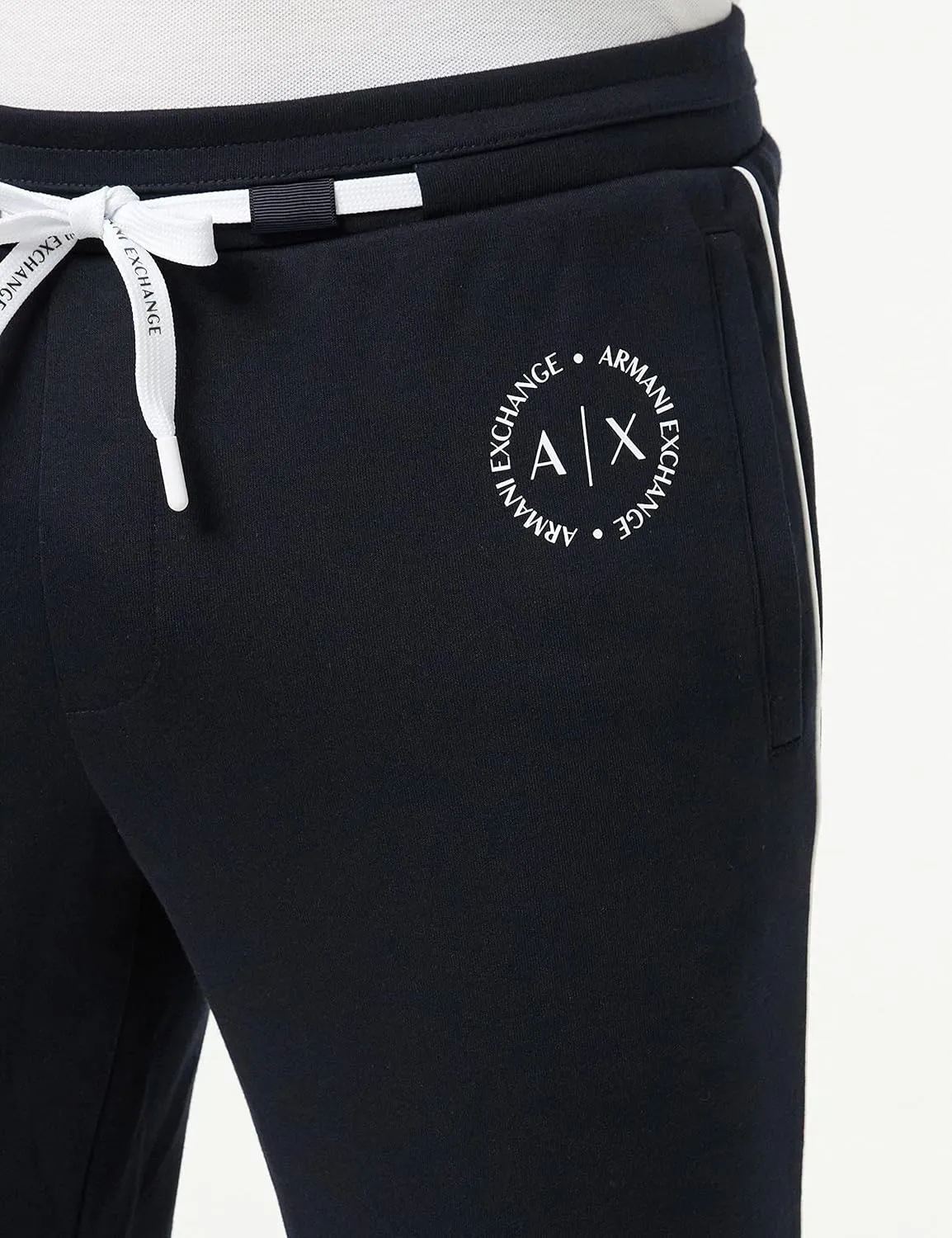 Armani Exchange Men's Basic Fleece Logo Jogger