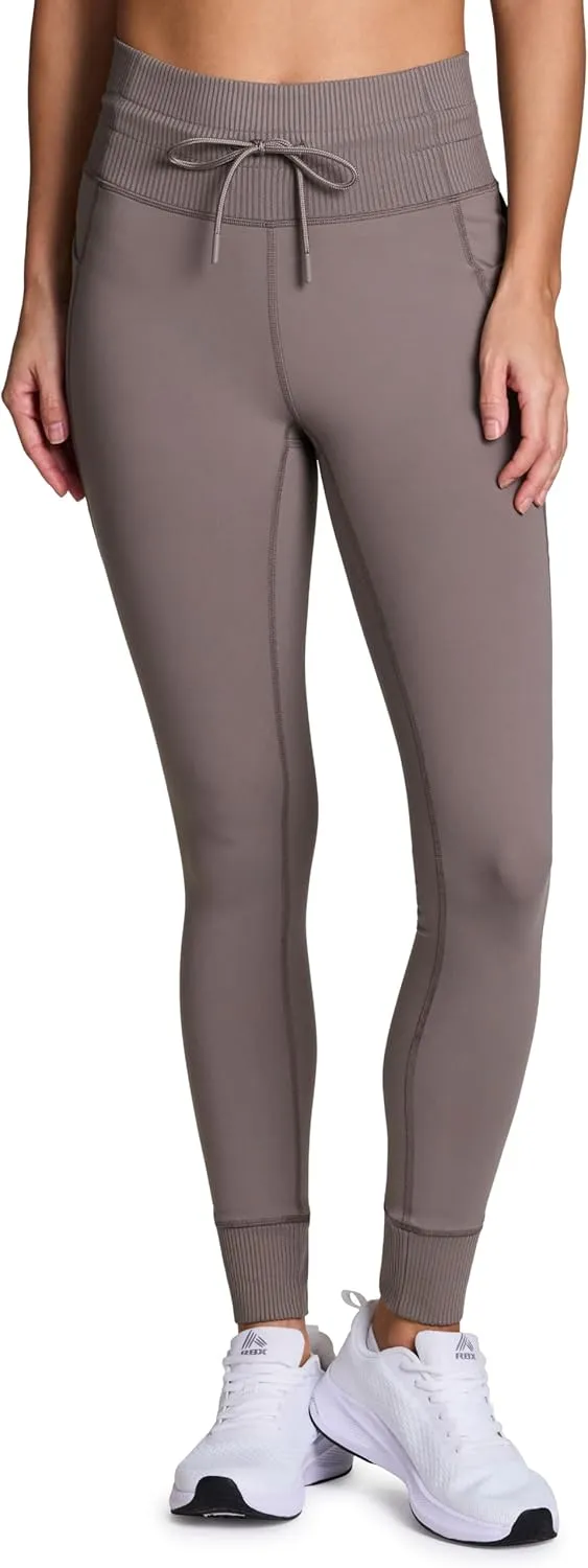 Avalanche Women's Drawstring Waist Gym Hiking Legging Fitted Jogger with Pockets