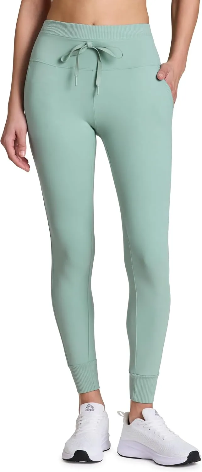 Avalanche Women's Drawstring Waist Gym Hiking Legging Fitted Jogger with Pockets