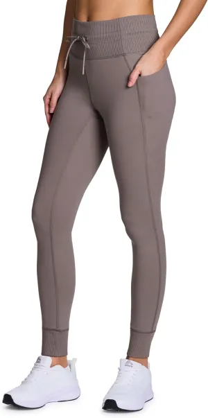 Avalanche Women's Drawstring Waist Gym Hiking Legging Fitted Jogger with Pockets