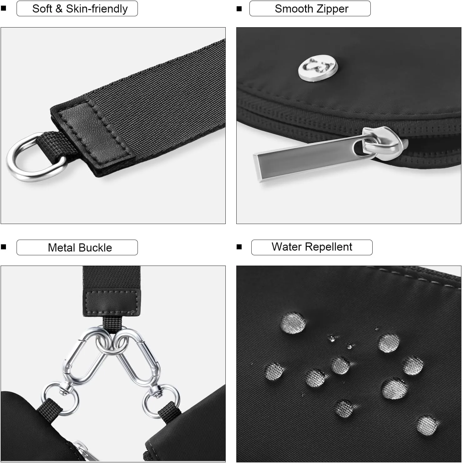 Babysun Mini Zip Around Dual Pouch Wristlet With 2 Straps Wristlet Keychain Wallet for Women Coin Purse Small Cute for Teen Girl