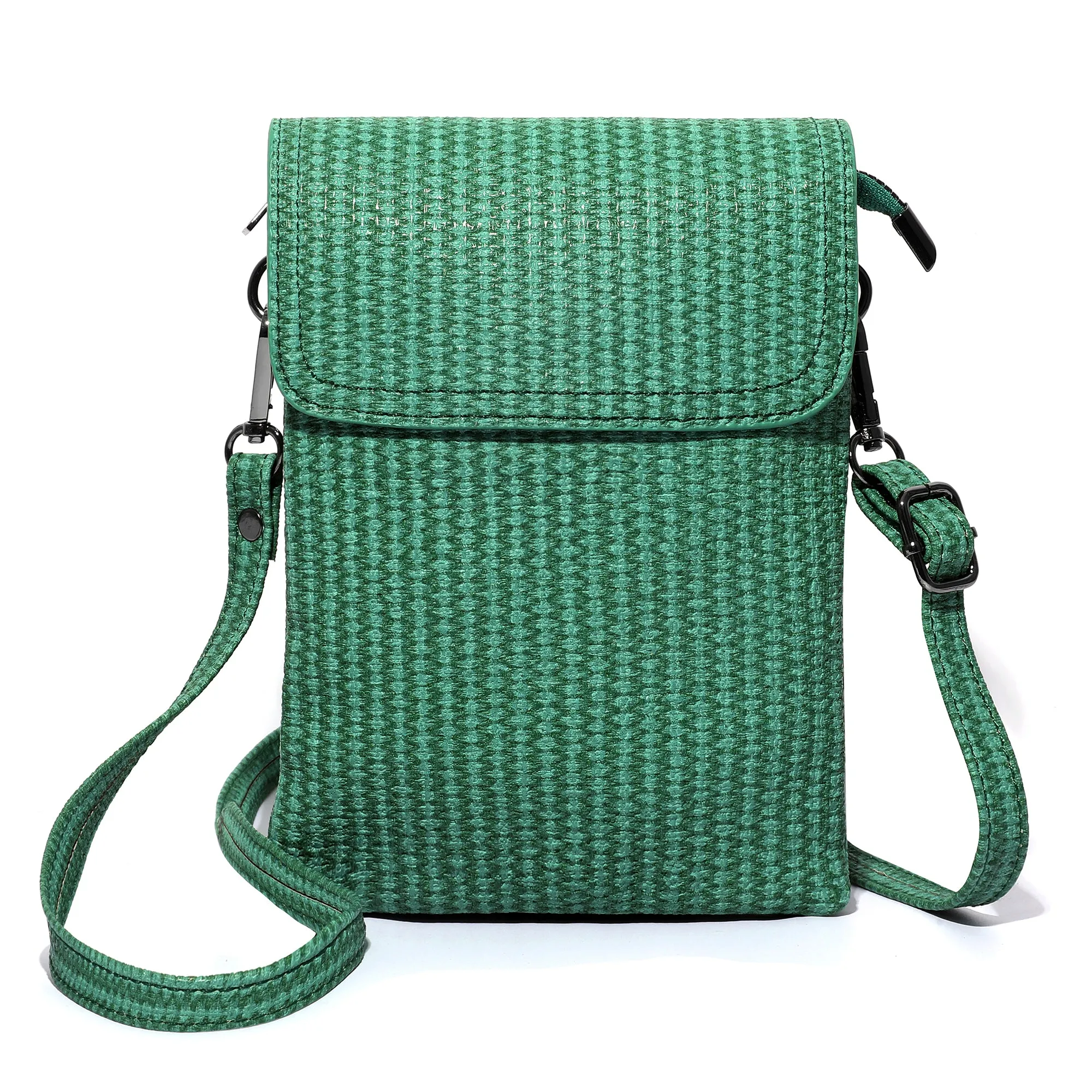 Badiya Leather Small Crossbody Bags For Women Designer Cell Phone Bag Wallet Purses With Adjustable Strap MGB09873-1