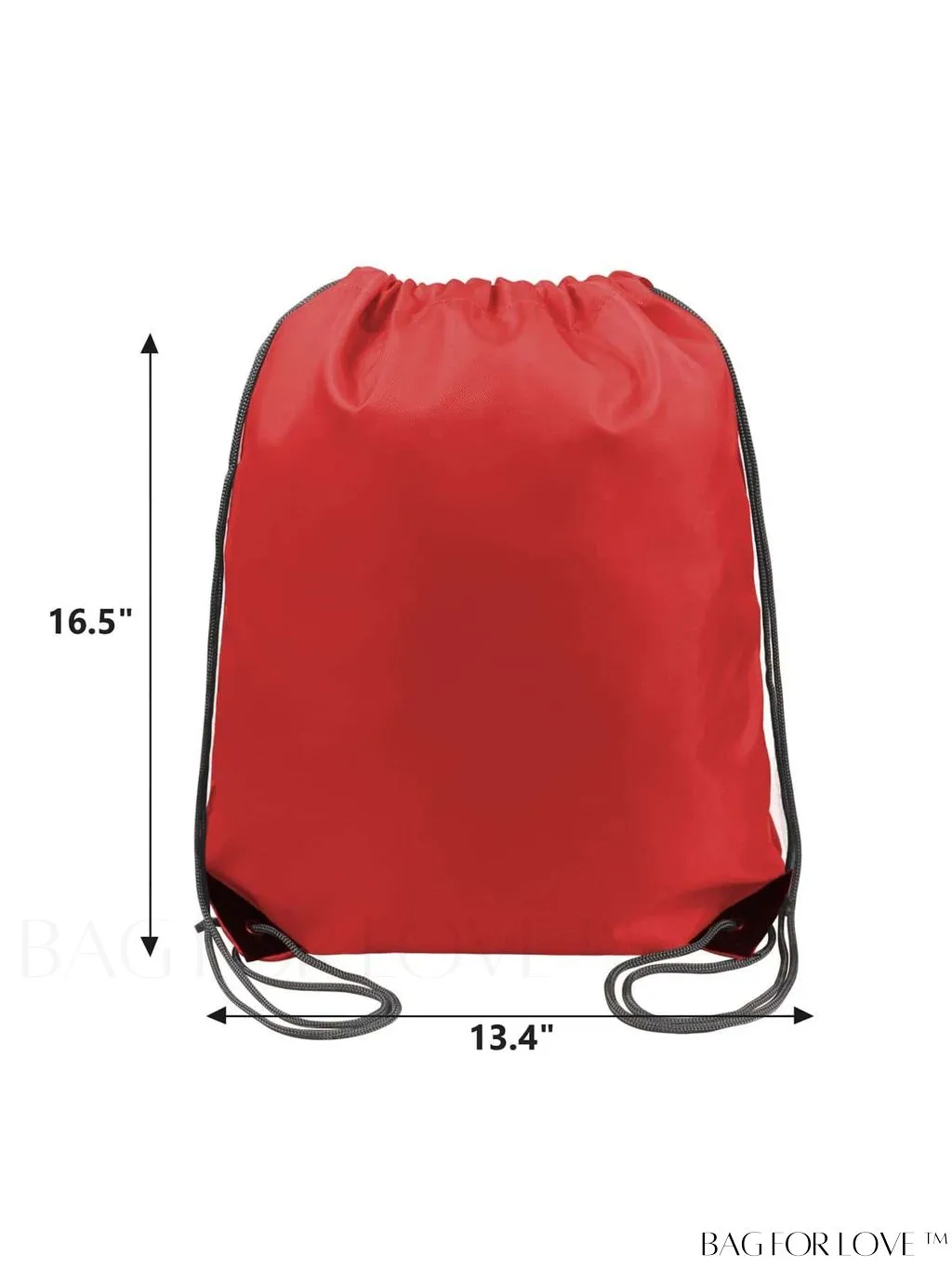 BagForLove - BeeGreen 20-Piece Red Drawstring Bags: Customizable, Multipurpose Sackpacks for Events, Gym, and Tie Dye