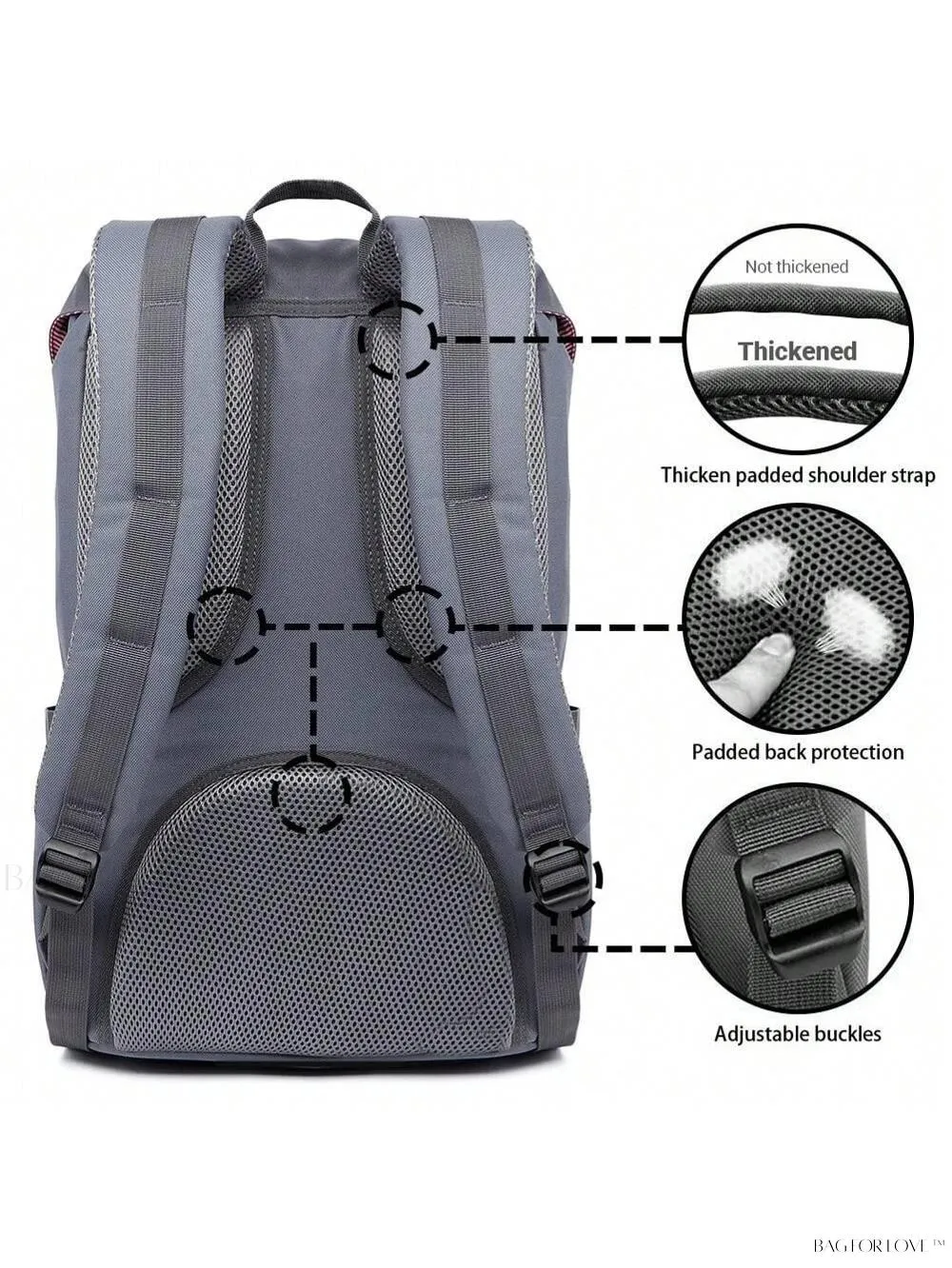 BagForLove - Causal Carry-On Backpack for Women