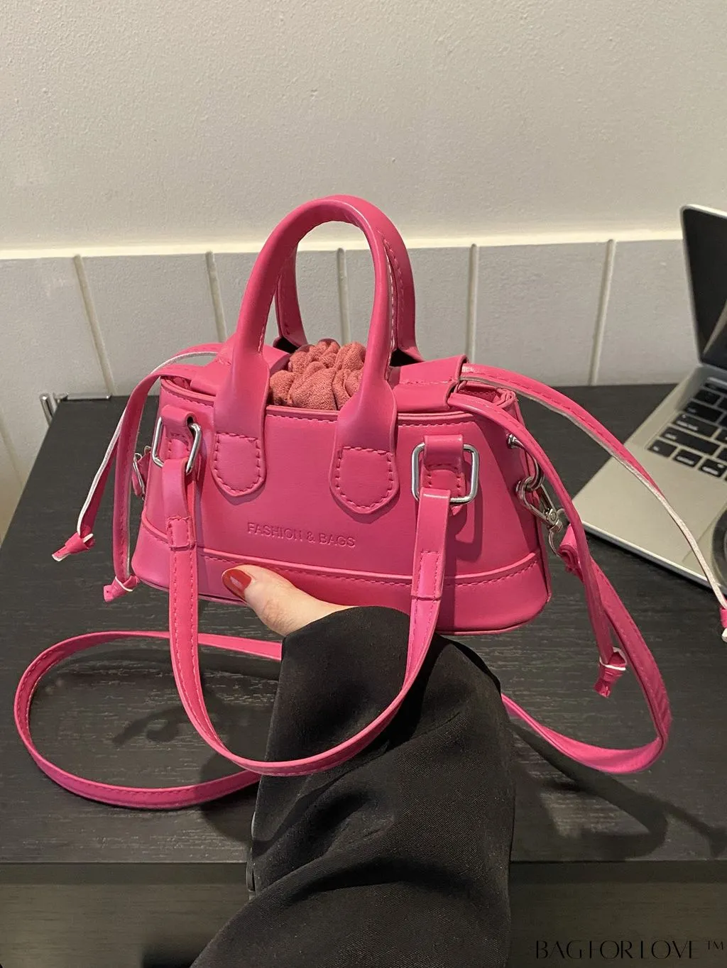 BagForLove - Compact Drawstring Fashion Tote with Adjustable Shoulder Strap