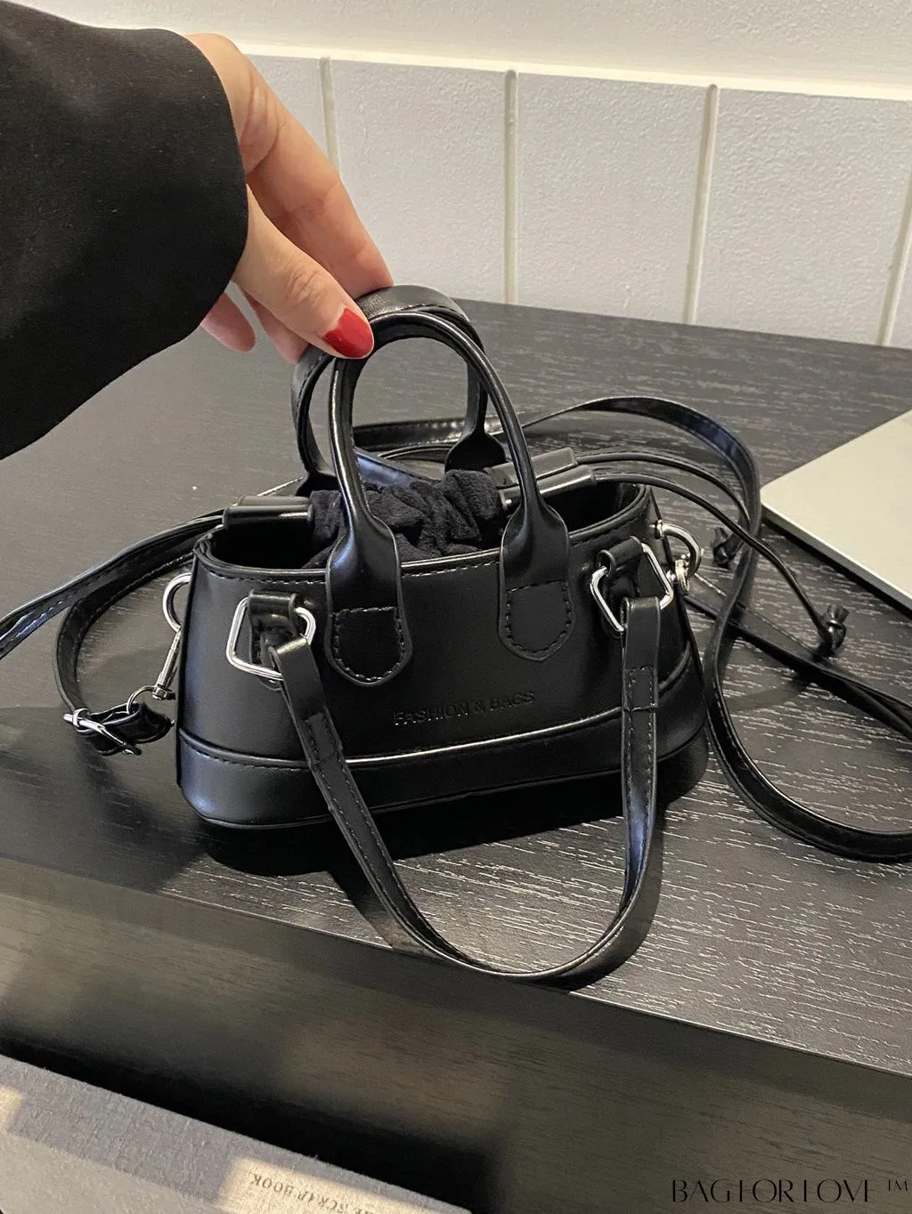 BagForLove - Compact Drawstring Fashion Tote with Adjustable Shoulder Strap