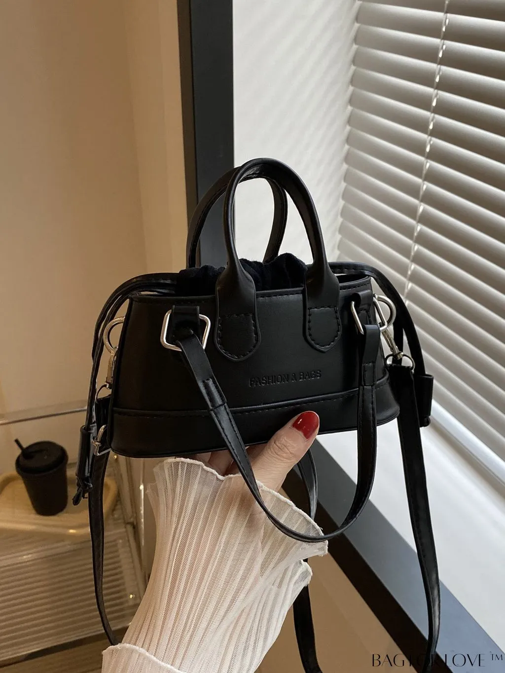 BagForLove - Compact Drawstring Fashion Tote with Adjustable Shoulder Strap