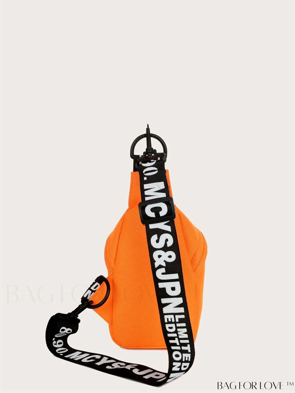 BagForLove - Compact Letter Graphic Sling Bag with Drawstring Closure