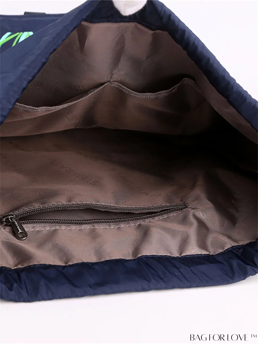 BagForLove - Embroidered Sports Gym Bag: Versatile Drawstring Backpack for Yoga, Gym & Casual Use