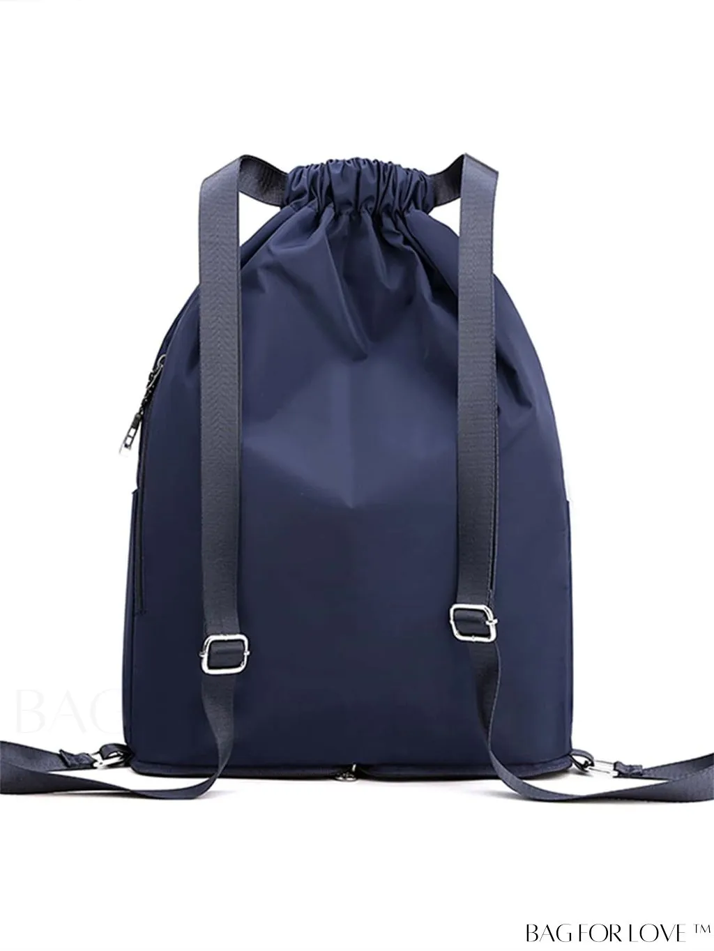 BagForLove - Embroidered Sports Gym Bag: Versatile Drawstring Backpack for Yoga, Gym & Casual Use