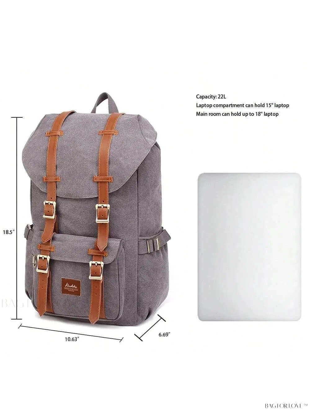 BagForLove - Kaukko Kaukko Backpack for Women on the Go