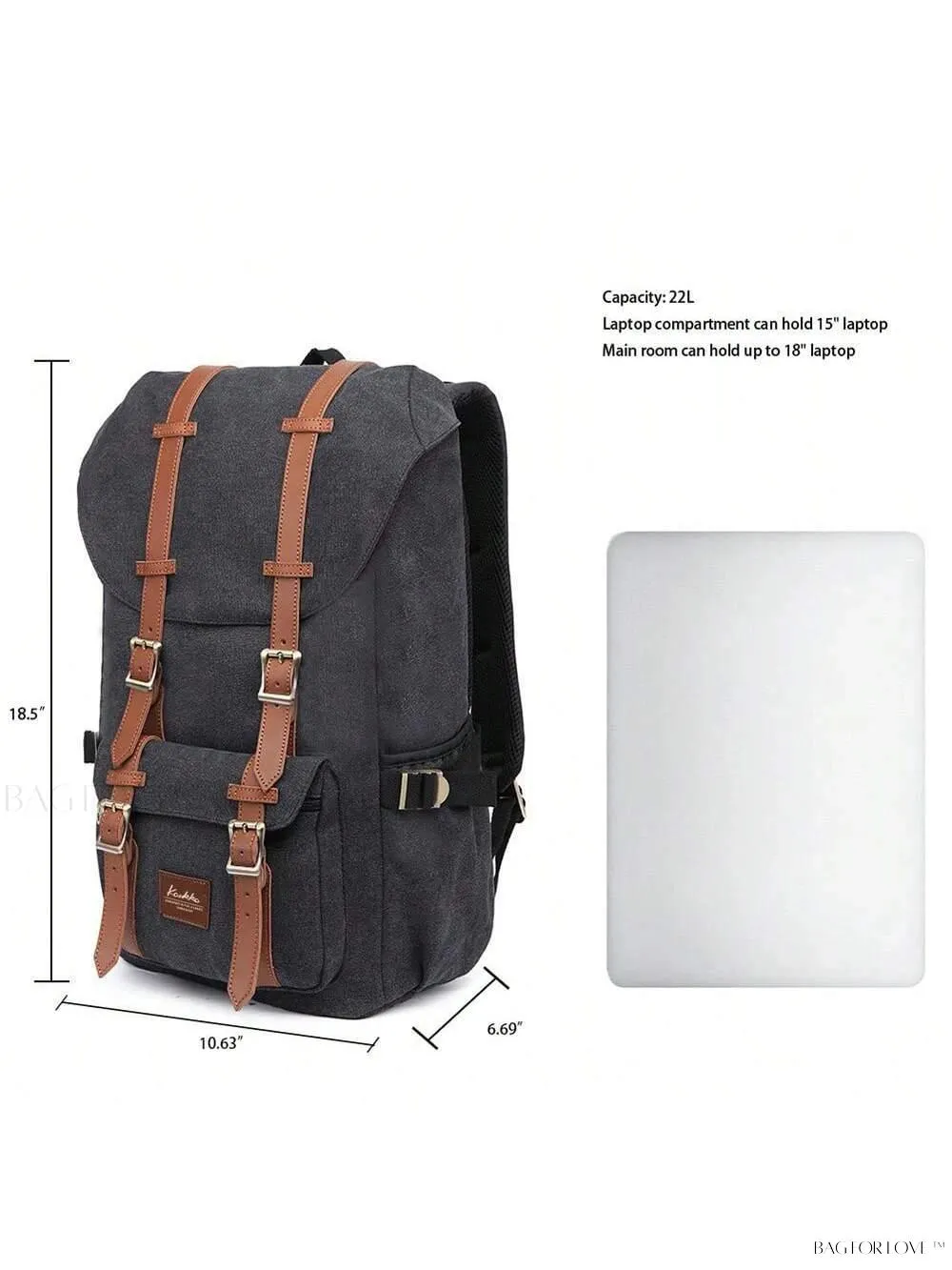 BagForLove - Kaukko Kaukko Backpack for Women on the Go