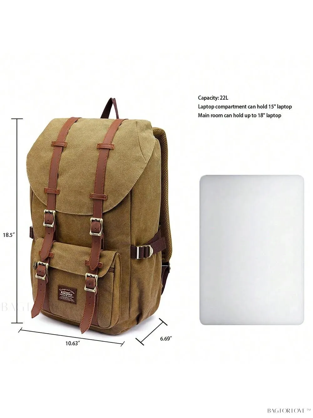 BagForLove - Kaukko Kaukko Backpack for Women on the Go