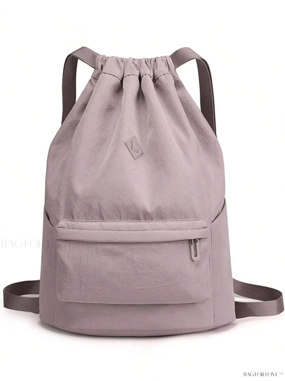 BagForLove - Lightweight Gym Bag with Cinching Closure and Storage Compartment