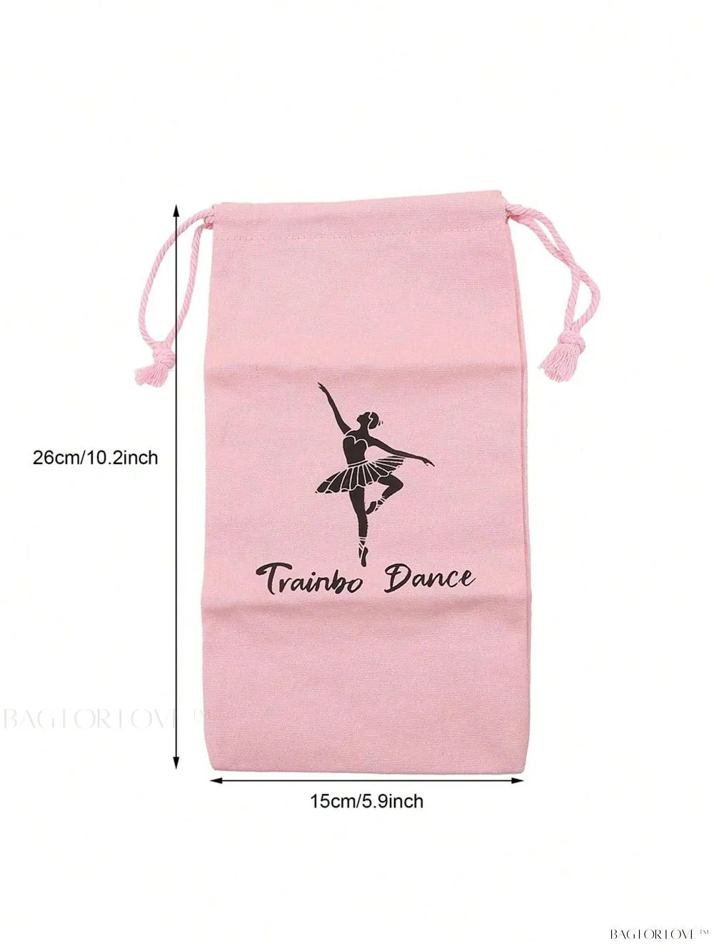 BagForLove - Medium Dance Shoe Pouch with Drawstring for Women