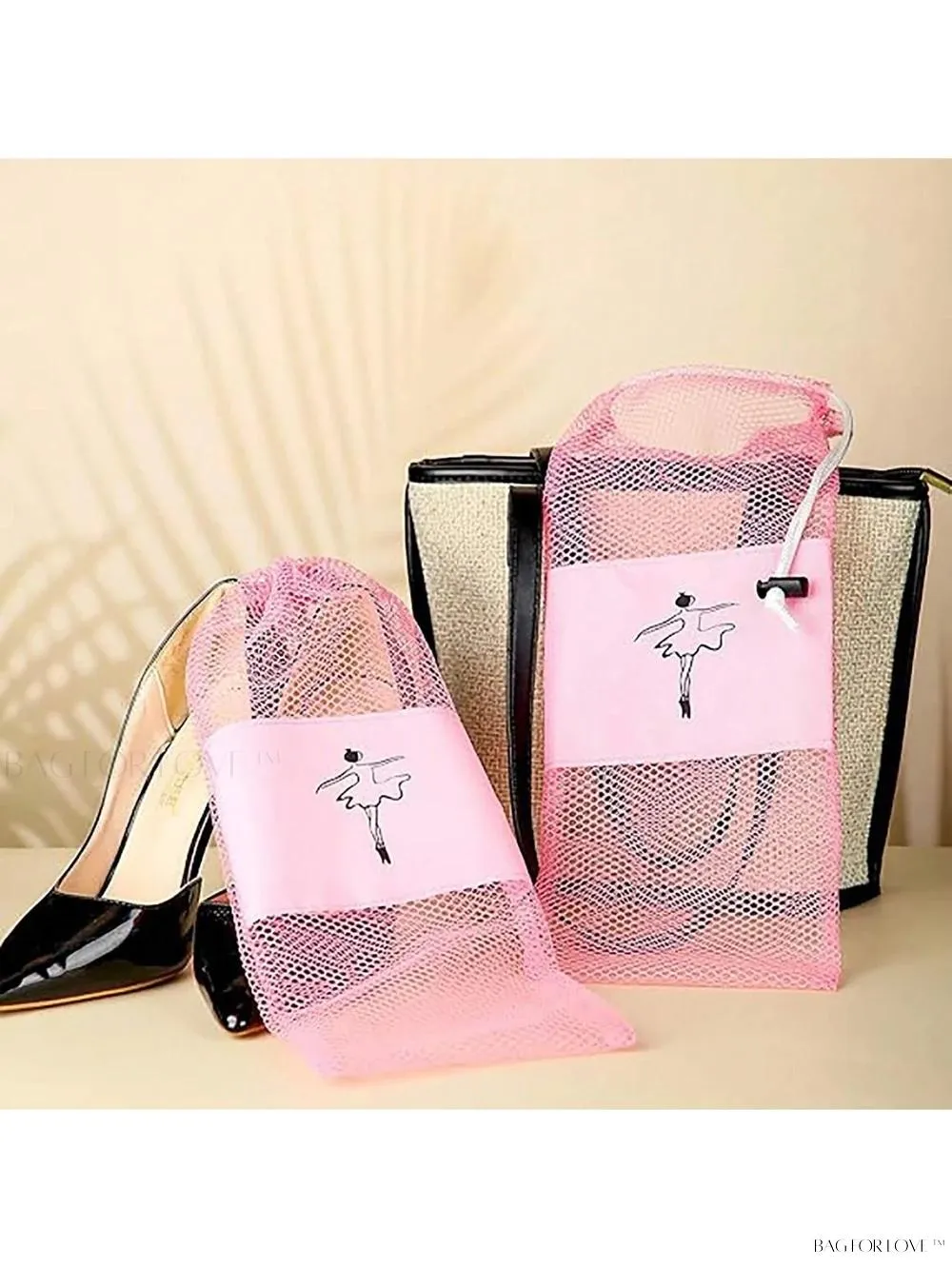 BagForLove - Medium Dance Shoe Pouch with Drawstring for Women