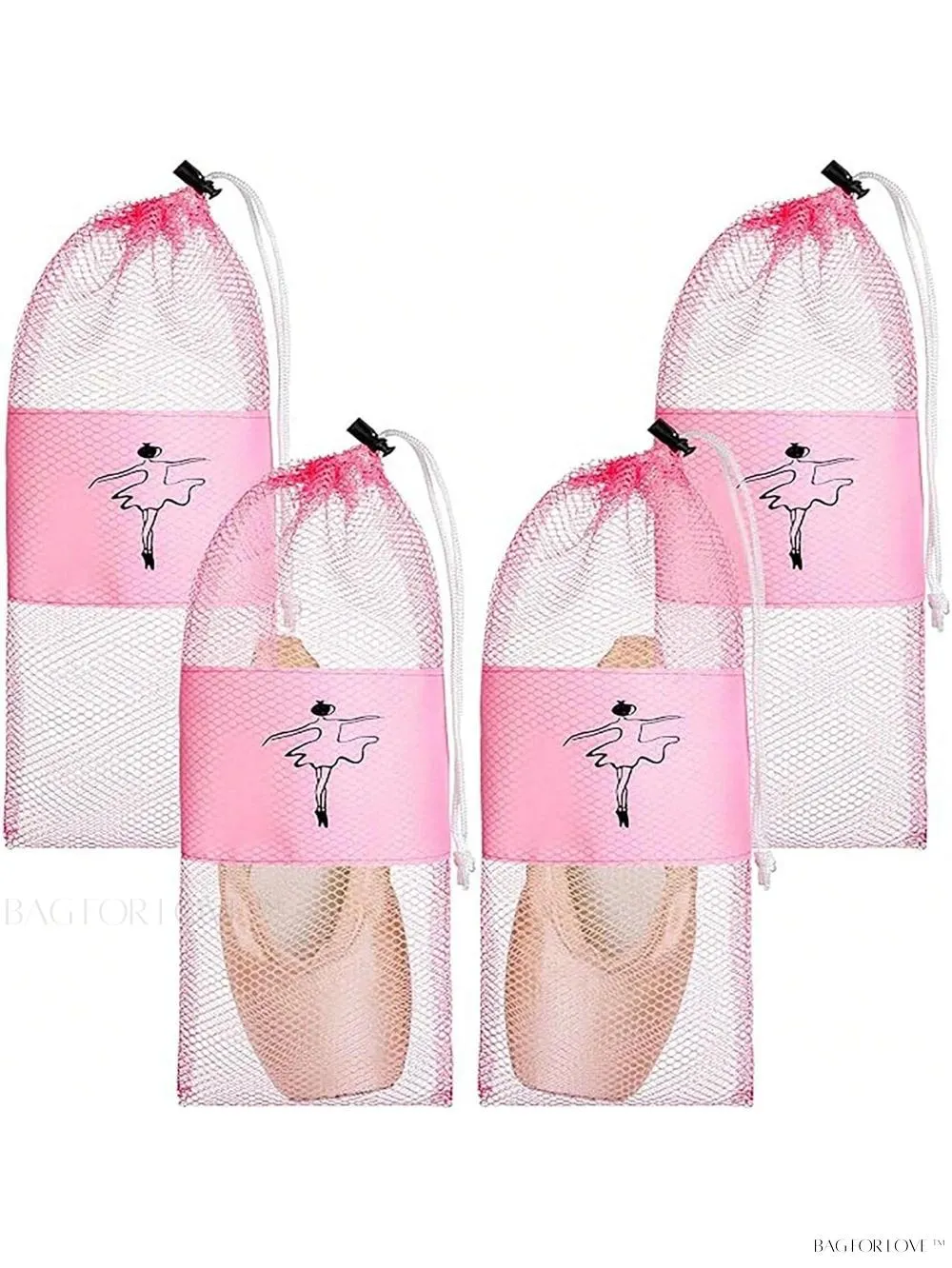 BagForLove - Medium Dance Shoe Pouch with Drawstring for Women