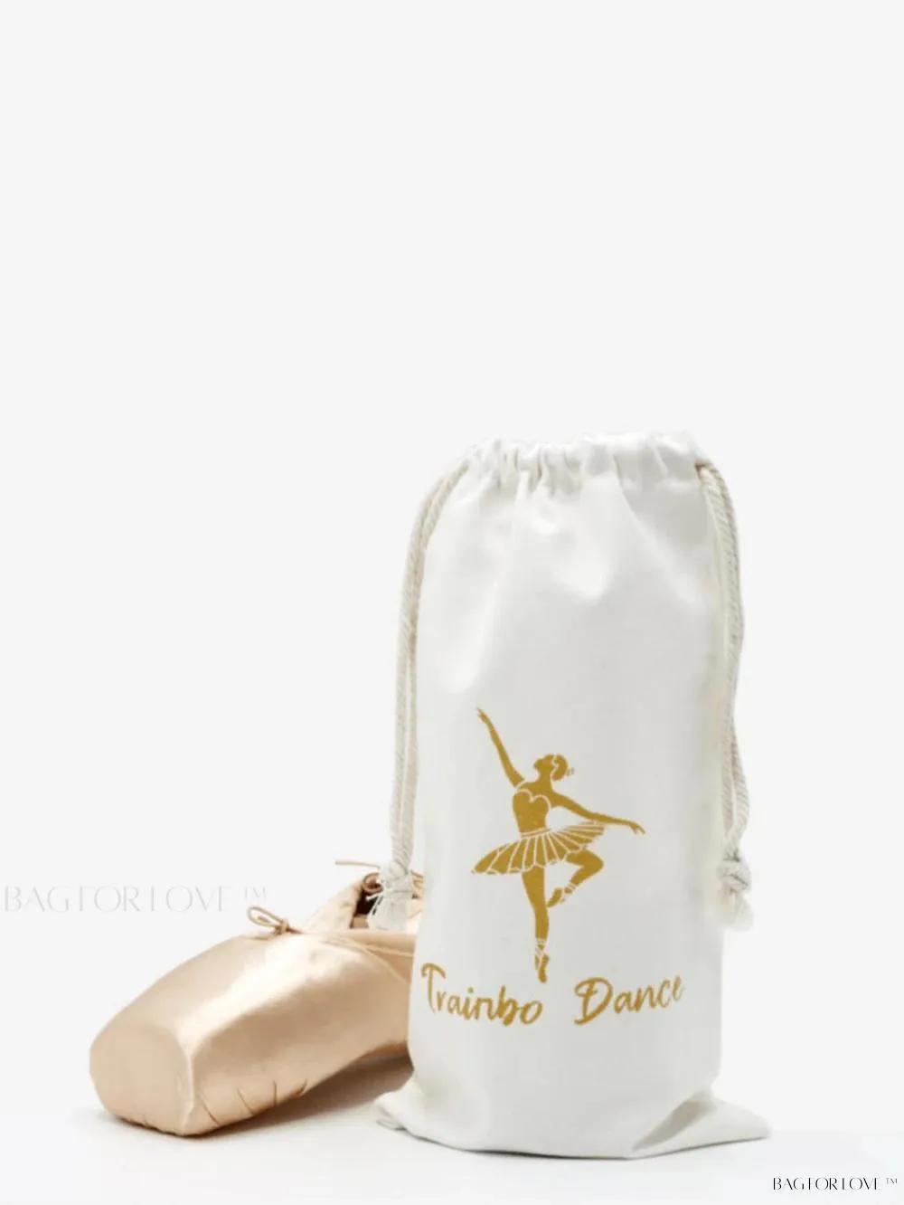 BagForLove - Medium Dance Shoe Pouch with Drawstring for Women