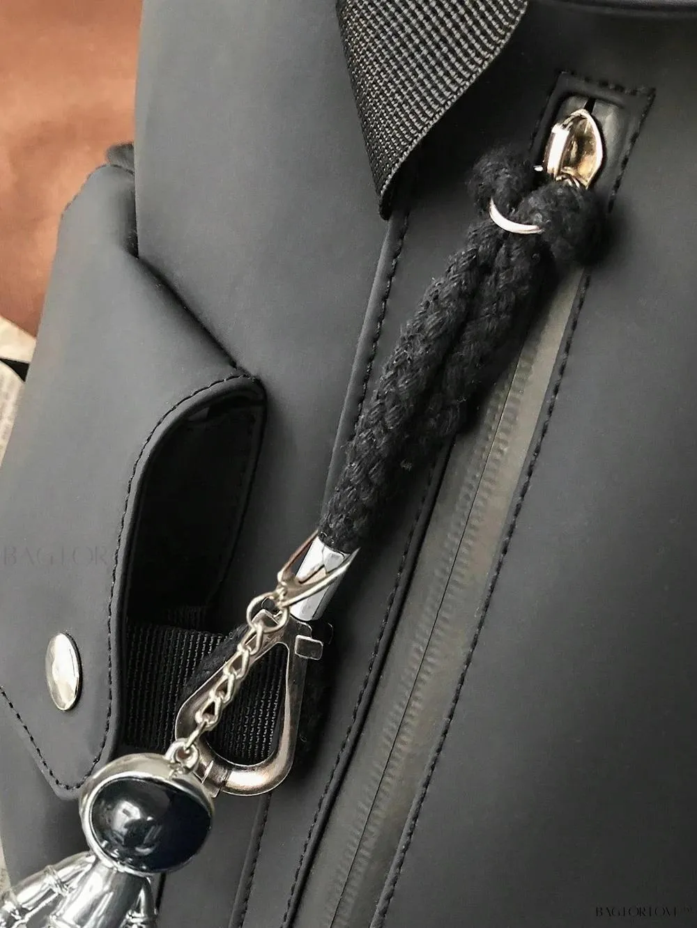 BagForLove - Minimalist Casual School Backpack with Laptop Bag and Roll Top
