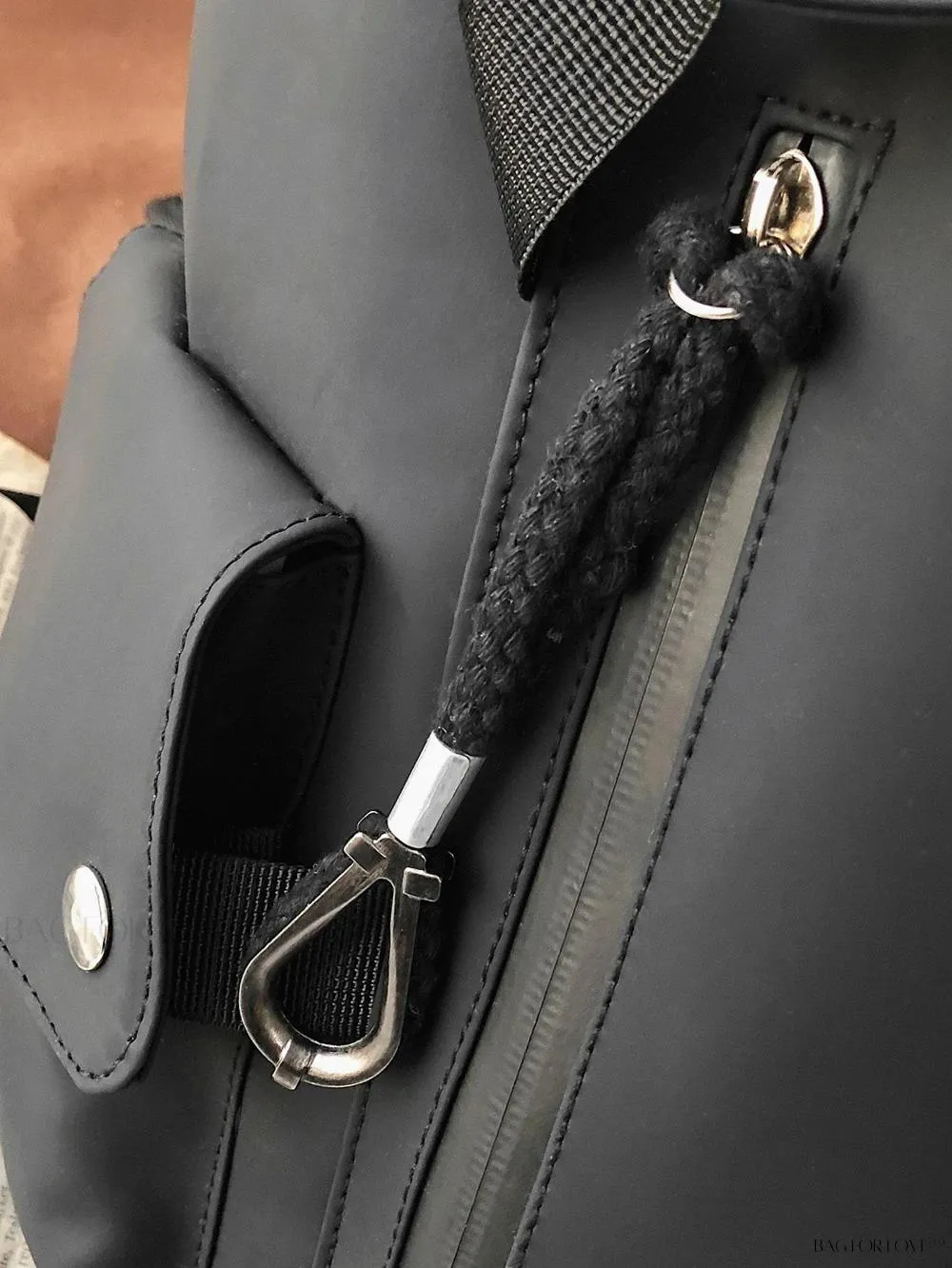 BagForLove - Minimalist Casual School Backpack with Laptop Bag and Roll Top
