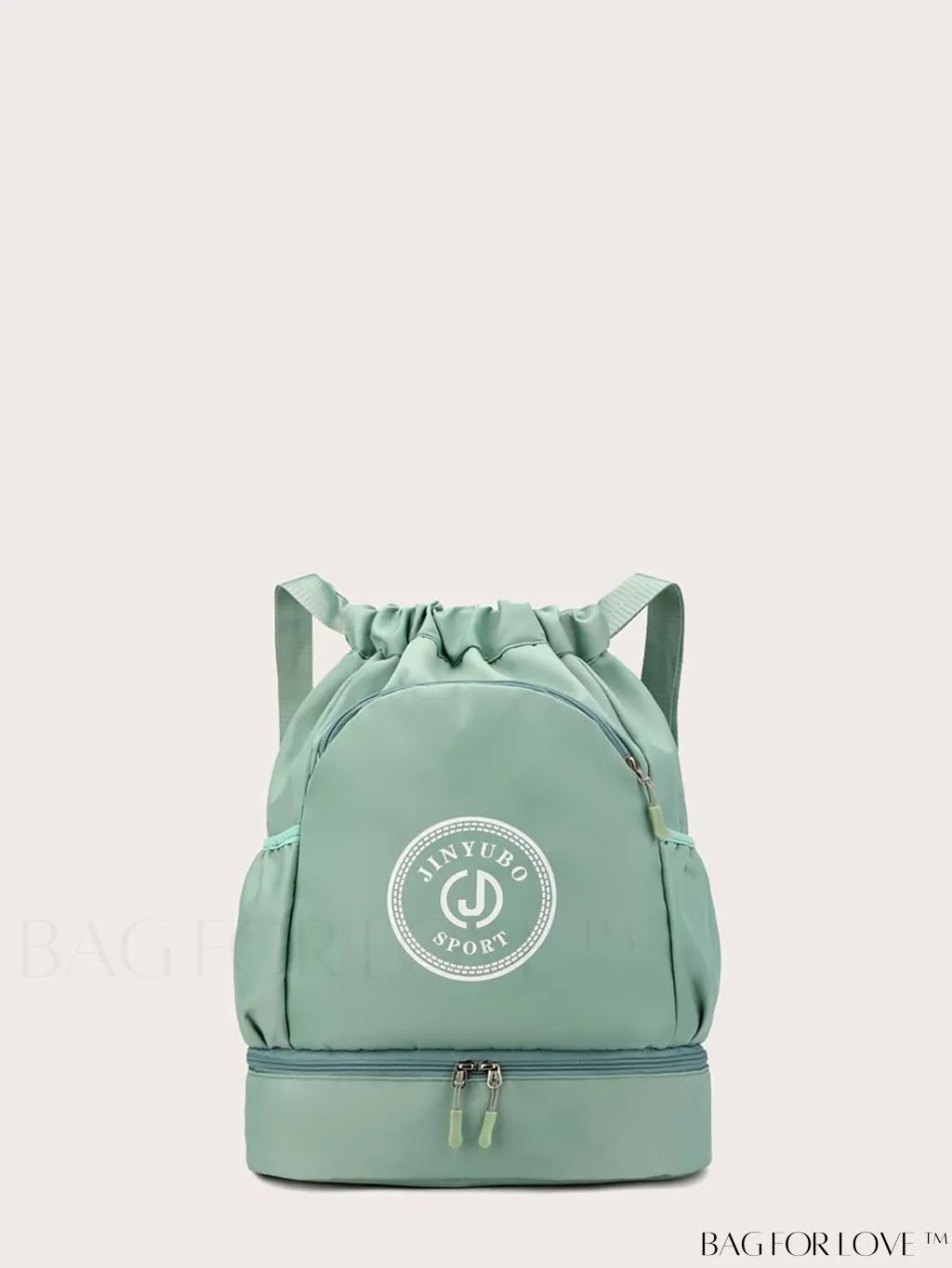 BagForLove - Multifunctional Drawstring Backpack with Shoe Compartment - Lightweight Design for Daily Commute, Sports, and Travel