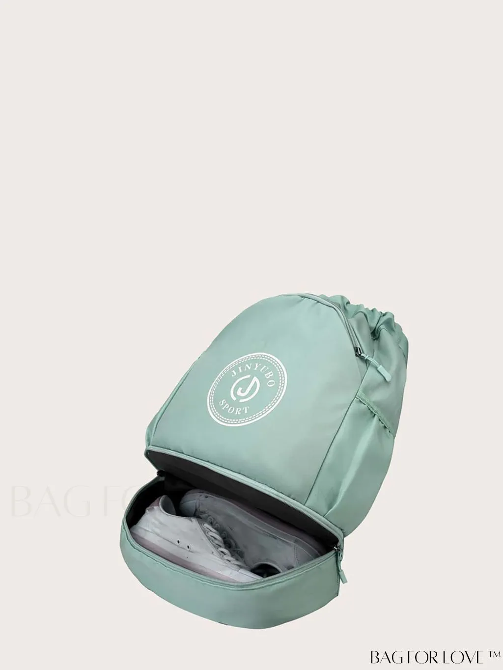 BagForLove - Multifunctional Drawstring Backpack with Shoe Compartment - Lightweight Design for Daily Commute, Sports, and Travel